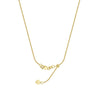 1.25mm Square Wheat Chain with Slider Bead