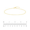 Figaro Chain Adjustable Anklet