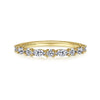 14K Yellow Gold Diamond Matching Wedding Band