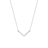 V on Chain Drop Adjustable Necklace