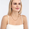 Graduated Teardrop Link Necklace