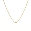 Bezel Set Diamond Adjustable Choker