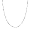 3.45mm Paper Clip Chain with Lobster Lock