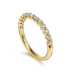 14K Yellow Gold Diamond Wedding Band