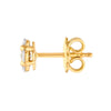 1/2tcw Diamond Flower Stud Earrings