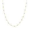 Navy Enamel Bead Saturn Chain
