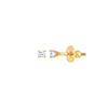 Child's Four-Prong CZ Stud Earrings with Screw Back