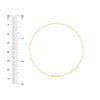 60mm Endless Wire Hoop Earrings