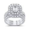 14K WG 3.00ct Diamond Bridal Ring