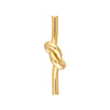 Knotted Tube Earrings