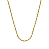 2.15mm D/C Rope Chain with Lobster Lock