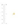 Shooting Star Micro Stud Earrings