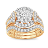 14K YG 2.00CT Diamond Bridal Ring