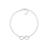 Double Strand Infinity Adjustable Bracelet
