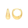 Small Graduated Round Hoop Earrings
