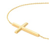 E2W Sideways Cross Bracelet