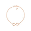 Double Strand Infinity Adjustable Bracelet