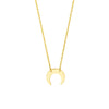 So You Mini Crescent Moon Adj Necklace