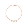 CZ Infinity Adjustable Bracelet
