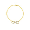 CZ Infinity Adjustable Bracelet