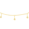 Diamond Bezel Drop Adjustable Choker