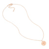 Aries Organic Disc Pendant Necklace