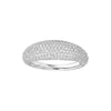 Diamond Pave Dome Ring (White Gold)