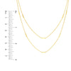 Double Stranded Bar Stations Choker Necklace