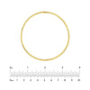 Slip-On Textured Tube Bangle