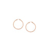 2mm x 20mm Polished Hoop Earrings