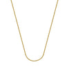 0.85mm Square Wheat Chain with Spring Ring