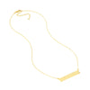Adjustable 18' Bar Necklace with 2pt Diamond
