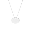 Engravable Disc Plate Adj. Necklace