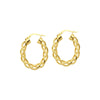 Open Braided Hoop Earrings