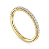 14K Yellow Gold Diamond Matching Wedding Band