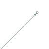 Sterling Silver 0.9mm Cable Chain with Spring Ring