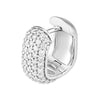 5 Row Pave Diamond Paper Clip Huggies (7/8tcw)