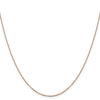 14K Rose Gold 1.1mm Flat Cable Chain