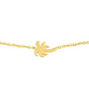 Palm Tree Bolo Bracelet w/Silicon Bead