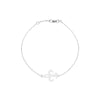 Sterling Silver Fleur-De-Lis Adjustable Bracelet