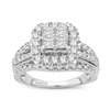 14K WG 1.50CT Diamond Bridal Ring