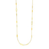 Long and Lovely D/C Paper Clip Necklace