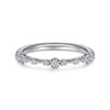 14K White Gold Diamond Matching Wedding Band