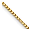 14K 1.1mm Franco Chain