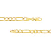 4.7mm Light Concave Figaro Chain Lobster Lock Endcap