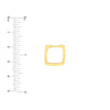 Large Square Hoop Earrings