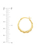 Twisted Hoop Earrings