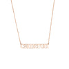 5mm Typewriter Font Nameplate Necklace