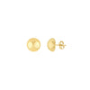 Dome Stud Earrings on Post Back