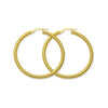40mm Rope Twist Hoop Earrings